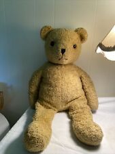 Curly Gold Teddy Bear Ty Plush Floppy Stuffed Animal 1991 Vintage Large 24