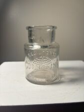 VTG Cosmoline Clear Glass Jar Antique Old picture