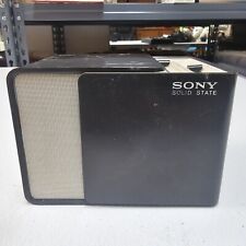 Vintage SONY Solid State TR-1825 Cube 6 Transistors Gray Transistor AM Radio picture