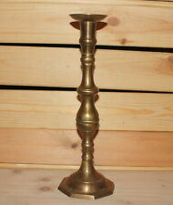 Antique hand made bronze candle holder candlestick picture