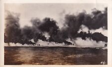 Original Pre-WWII Photo US NAVY DESTROYERS LAYING SMOKE SCREEN 1930 At Sea 182 picture