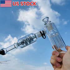 1x Freeze Pipes Coil Bubbler Glass Bongs Percolator Filter Hookah attachment NEW picture