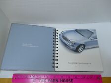 Mercedes Benz OEM 2003 E Class SPIRAL Launch Kit E320 V-6 E500 V-8 Sales Booklet picture