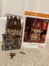 Dept 56 Hair Today Gone Tomorrow Salon Halloween Village  # 54603 DAMAGED READ picture