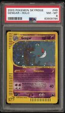 Gengar Holo Rare Graded Pokemon Card, Skyridge, PSA 8, H9/H32 picture