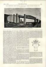 1893 Section Of Tunnel Mexican Valley Drainage Mechanical Flight Maxim picture