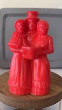 Vintage Avon Wax Holiday Figurine Carolers Christmas picture