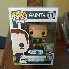 Funko Pop Drew Brees Throwback Jersey Toys R Us Saints NFL Collectible Damaged picture