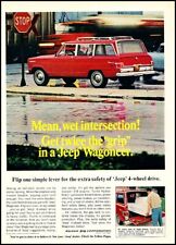 1968 Jeep Wagoneer Stop Sign Vintage Advertisement Print Art Car Ad K11A picture