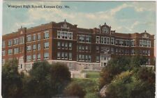 Westport High School Kansas City Missouri MO Postcard 1917 Plattsburg picture