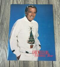 Vintage Andy Williams Christmas Show Book Signed Autographed picture