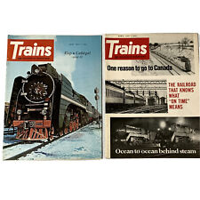 Trains Magazine Lot April and July 1971 Train Magazines 2 issues Vintage picture