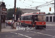 Original 35mm Kodachrome Slide TTC Toronto Trolley Street Scene 1980 picture