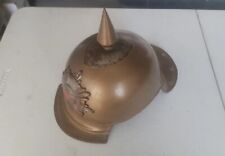Vintage German Prussian Calvary Pickelhaube Metal Helmet Possibly Cosplay picture