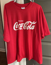 Vintage Enjoy Coca Cola T-shirt Mens Single Stitch 90’s USA MADE 2XL NEW picture