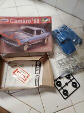 Vintage 1/32 model 68 Chevy Camaro Ss396 Hotrod Unbuilt Snap Tite Blue Open Box picture