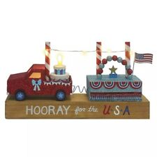 Celebrate Americana Together Patriotic 4th of July LED Paper Parade Sitabout picture