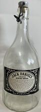 Jack Daniels Limestone Spring Water - Vintage Clear Glass Bottle w/Label picture