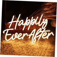 Happily Ever After LED Neon Light Sign Wedding Happily ever after warm white picture