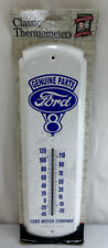 Ford Genuine Parts V8 Pressed Steel Wall Thermometer New Sealed NOS picture