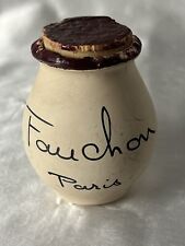 Vintage Seasoning Unglazed Pottery Pot / Jar Circa 1990's Made In Italy Cork Top picture