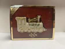 Vintage Lenox 2000 Holiday Train Locomotive Engine Porcelain Xmas Tree Ornament picture
