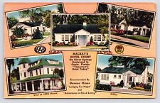 c1940s Mackays Hotel Court~Silver Springs Blvd~Ocala Florida FL Postcard picture
