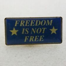Freedom Is Not Free Lapel Pin Pin Back picture