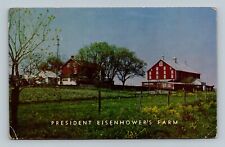  President Eisenhower's Farm Gettysburg Pennsylvania PA Unused Postcard picture