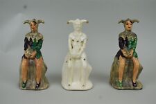 Vtg Royal Jester Set of 3 Masonic Haeger Loren Willhoft Royal Director Figurines picture