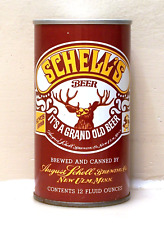 SCHELL'S Deer maroon S/S BO beer can picture