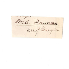 William C. Dawson (1798-1856) Signed Clip Autographed US Congress Georgia picture