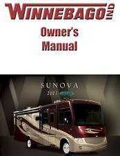 2013 Winnebago Sunova Home Owners Operation Manual User Guide Coil Bound picture
