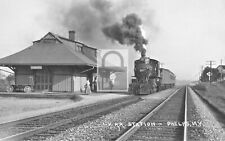 Railroad Train Station Depot Phelps New York NY Reprint Postcard picture