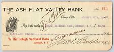 Olney, Oklahoma 1907 Ash Flat Valley Bank w/ Corn Cob Vignette picture