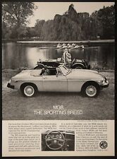 MGB Sporting Legend Lake Rowing Teams Vintage Print Ad 1980 picture