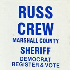 1970s Russ Crew Marshall County Sheriff Bloomington Illinois Democratic Party picture