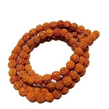 Rudraksha Mala (Brown, 10 mm) for Wearing and Japa Mala ( 5 Mukhi 108 beads ) picture