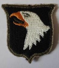 Rare WWII 101 green border patch No Glow picture