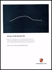 2003 Porsche 911 40 years Original Advertisement Print Car Art Ad J192 picture