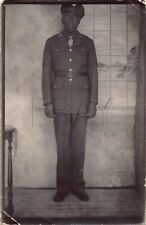 Old Photo Snapshot African American Man Soldier Uniform WILLIE O. HOWARD? 4A6 picture