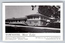 Asheville NC-North Carolina, Townotel Motor Lodge Advertising, Vintage Postcard picture