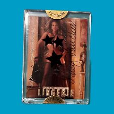 1999 Playboy Stacy Sanches Card Autographed Lingerie Models RARE 7/750 picture