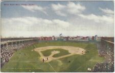 BASEBALL STADIUM c1910 West Side Ball Park Cubs Chicago Illinois scarce design picture