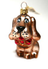 Adorable Polish Glass Floppy Ears Dog Christmas Ornament - 3