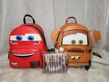 Loungefly x Disney Pixar Cars Backpack and Wallet Set - McQueen and Mater picture