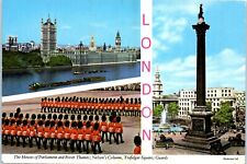 London, England Multiview Banner Postcard picture