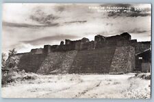 Cuernavaca Morelos Mexico Postcard Pyramid Teopanzolco c1930's RPPC Photo picture