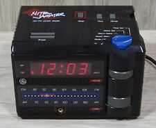GE Nite Jammer AM-FM Alarm Clock Radio | Model 7-4607BKA | Black | Vintage 80's picture