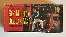 Six Million Dollar Man Donruss Wax Packs • Box of 24 • Unopened picture